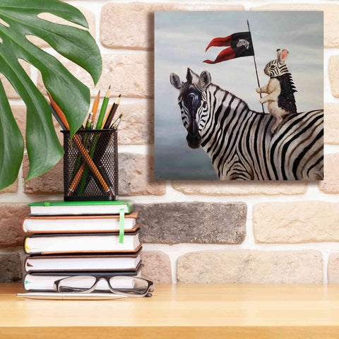 Image of 'Striped Warrior' by Lucia Heffernan, Canvas Wall Art,12x12