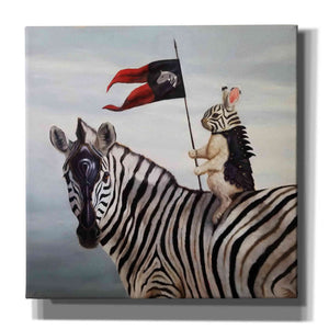 'Striped Warrior' by Lucia Heffernan, Canvas Wall Art