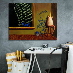 'Actions Have Consequences' by Lucia Heffernan, Canvas Wall Art,34x26
