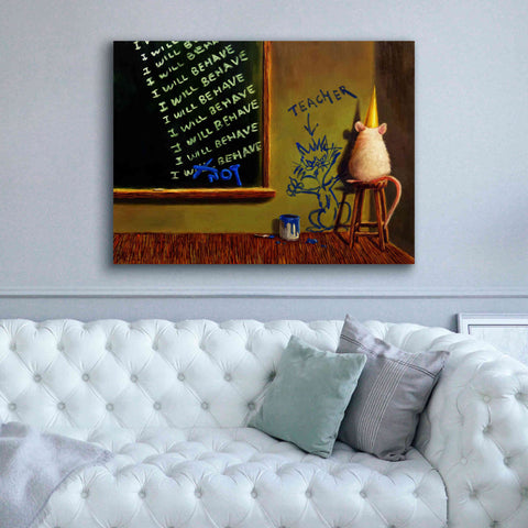 Image of 'Actions Have Consequences' by Lucia Heffernan, Canvas Wall Art,54x40