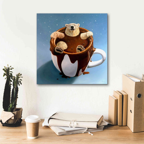Image of 'Chocolate Spa' by Lucia Heffernan, Canvas Wall Art,18x18