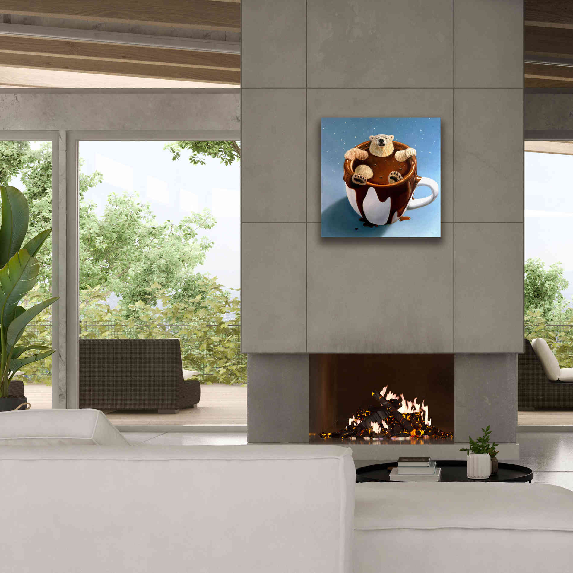 'Chocolate Spa' by Lucia Heffernan, Canvas Wall Art,26x26