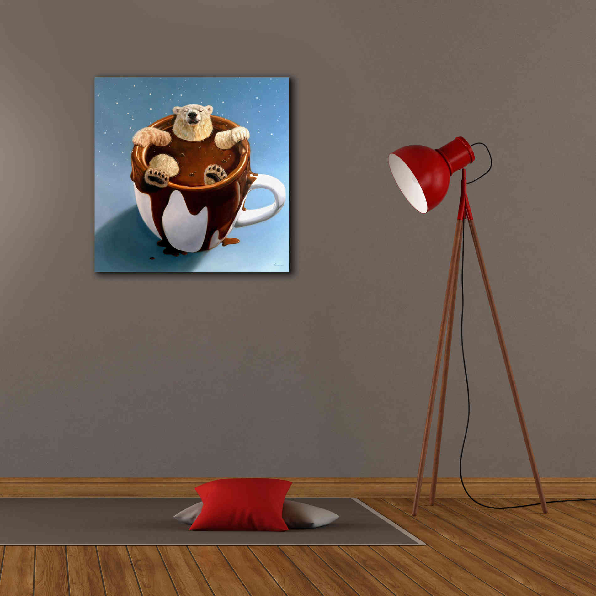 'Chocolate Spa' by Lucia Heffernan, Canvas Wall Art,26x26