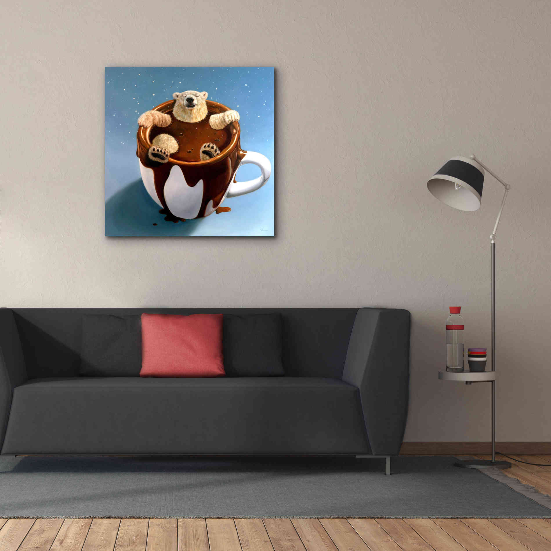 'Chocolate Spa' by Lucia Heffernan, Canvas Wall Art,37x37