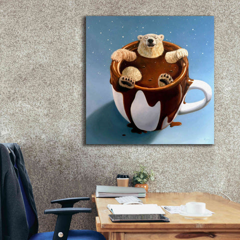 Image of 'Chocolate Spa' by Lucia Heffernan, Canvas Wall Art,37x37
