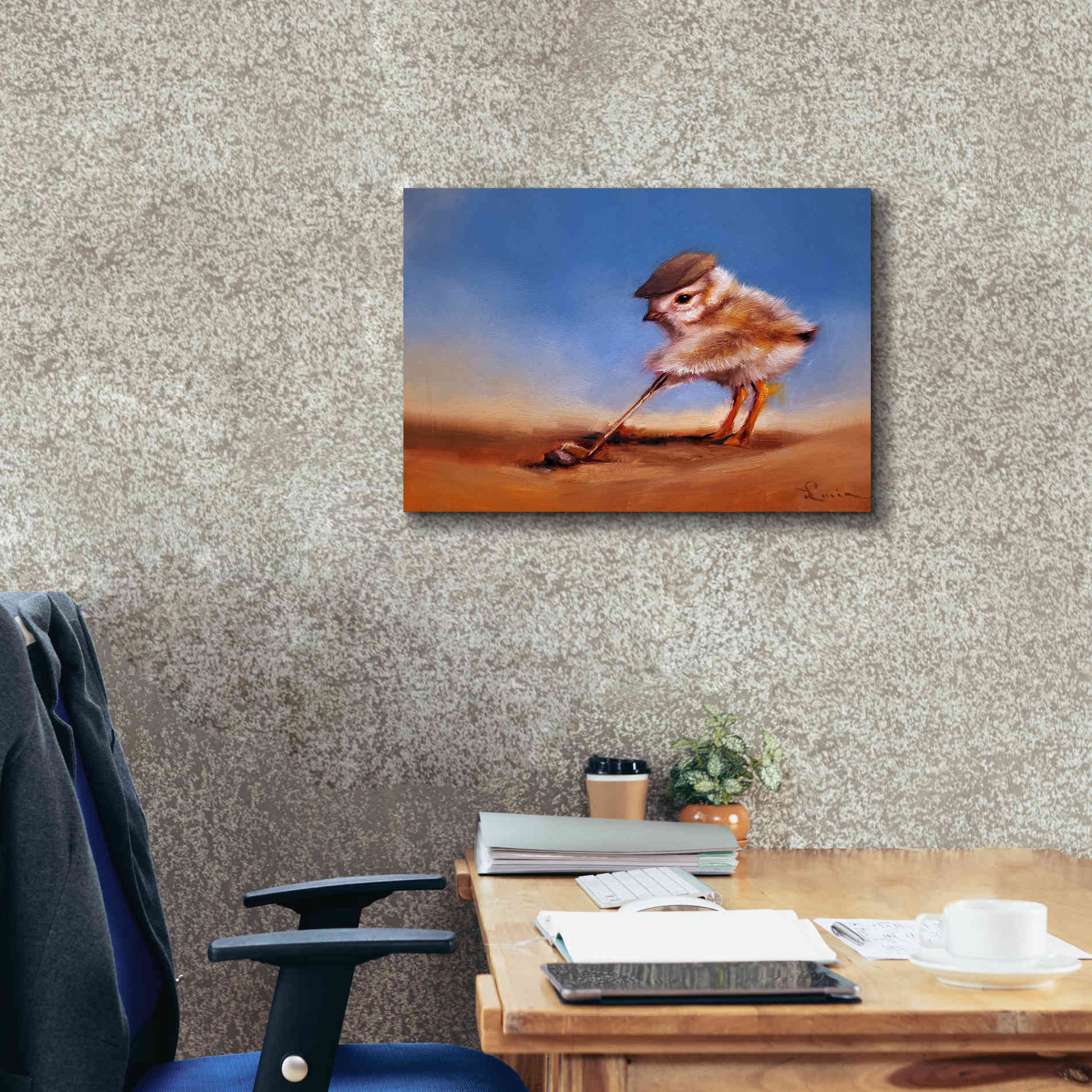 'Birdie Shot' by Lucia Heffernan, Canvas Wall Art,26x18