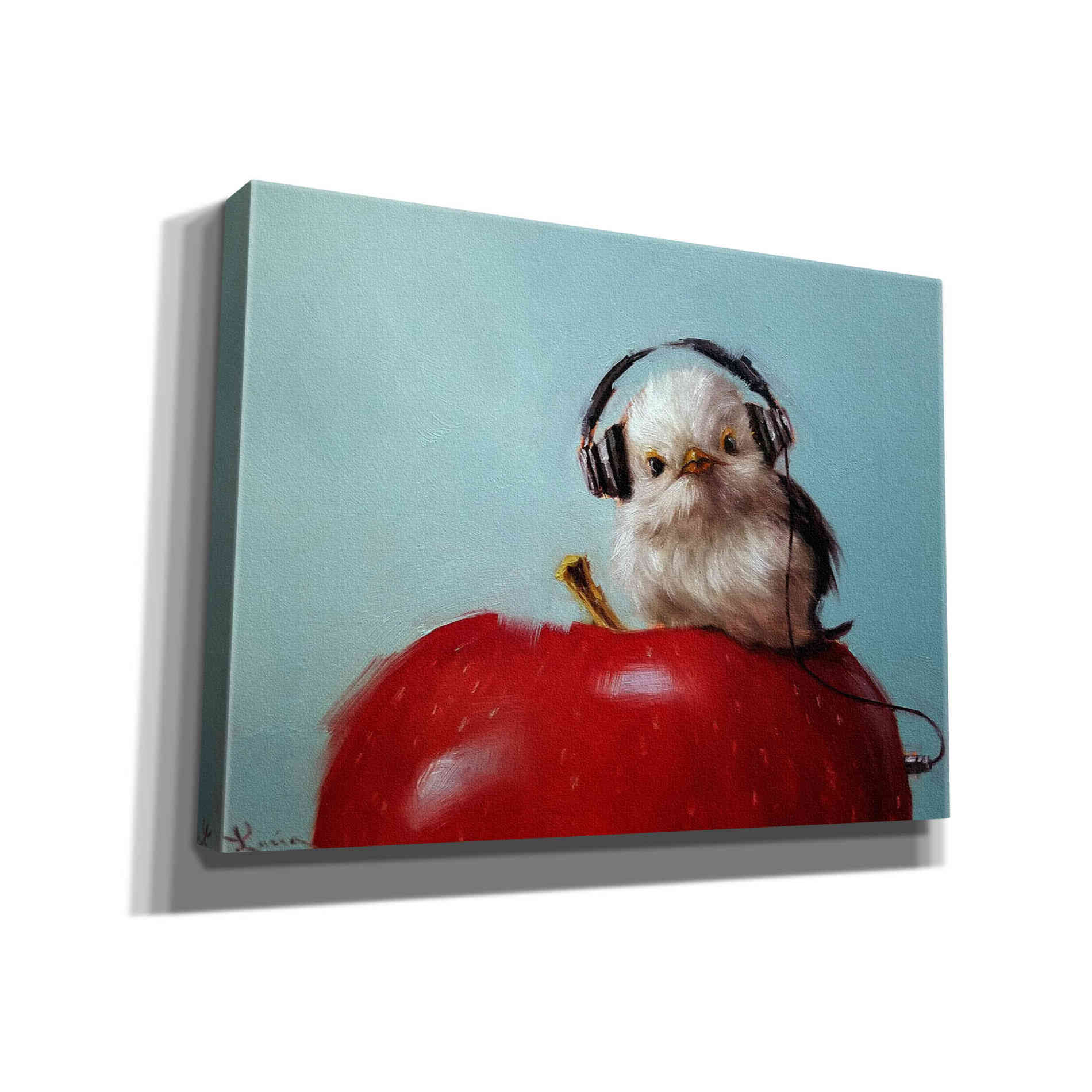 'Apple Music' by Lucia Heffernan, Canvas Wall Art