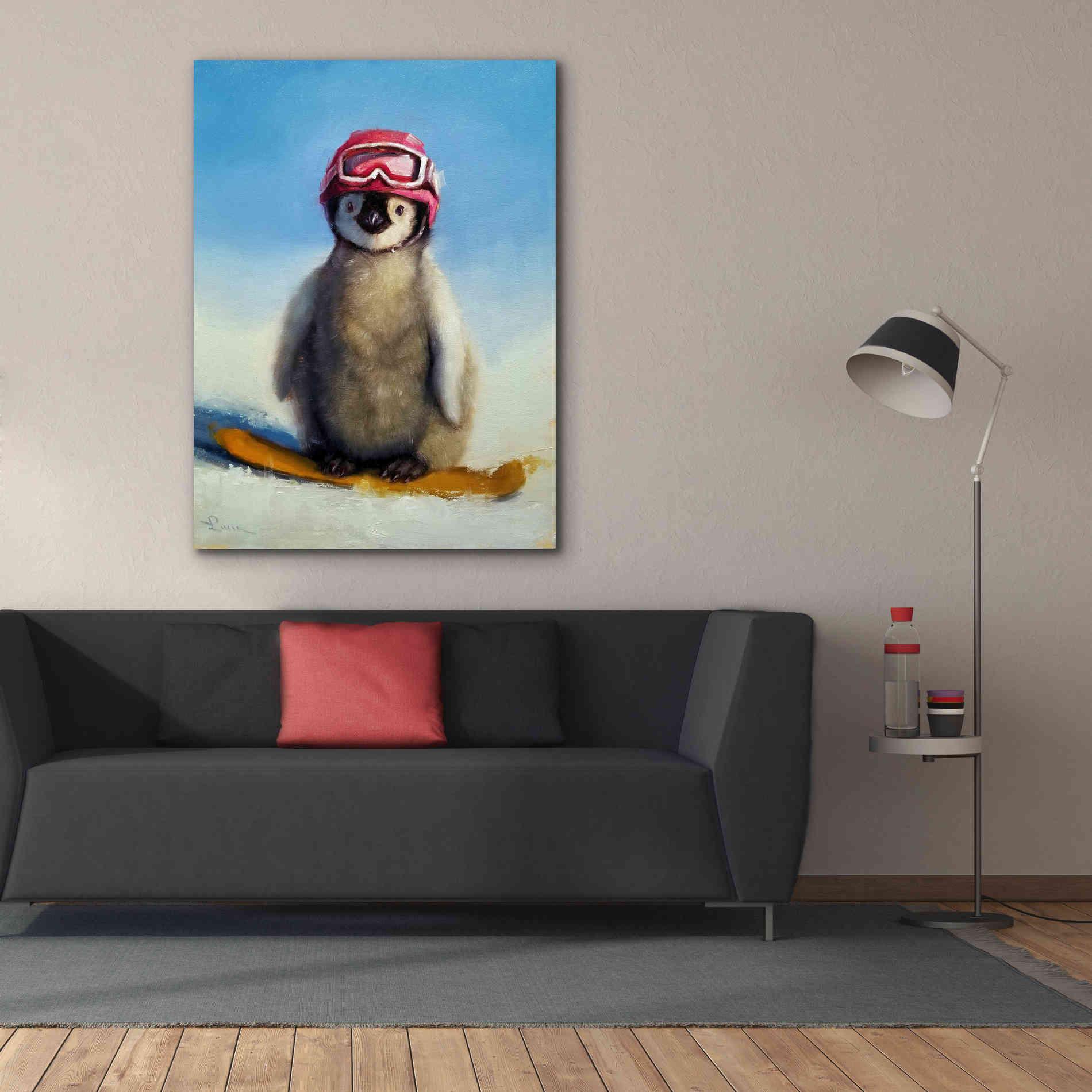 'Snowboard Chic' by Lucia Heffernan, Canvas Wall Art,40x54