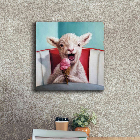 Image of 'Kiddie Cone' by Lucia Heffernan, Canvas Wall Art,18x18