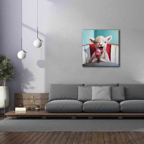 Image of 'Kiddie Cone' by Lucia Heffernan, Canvas Wall Art,37x37