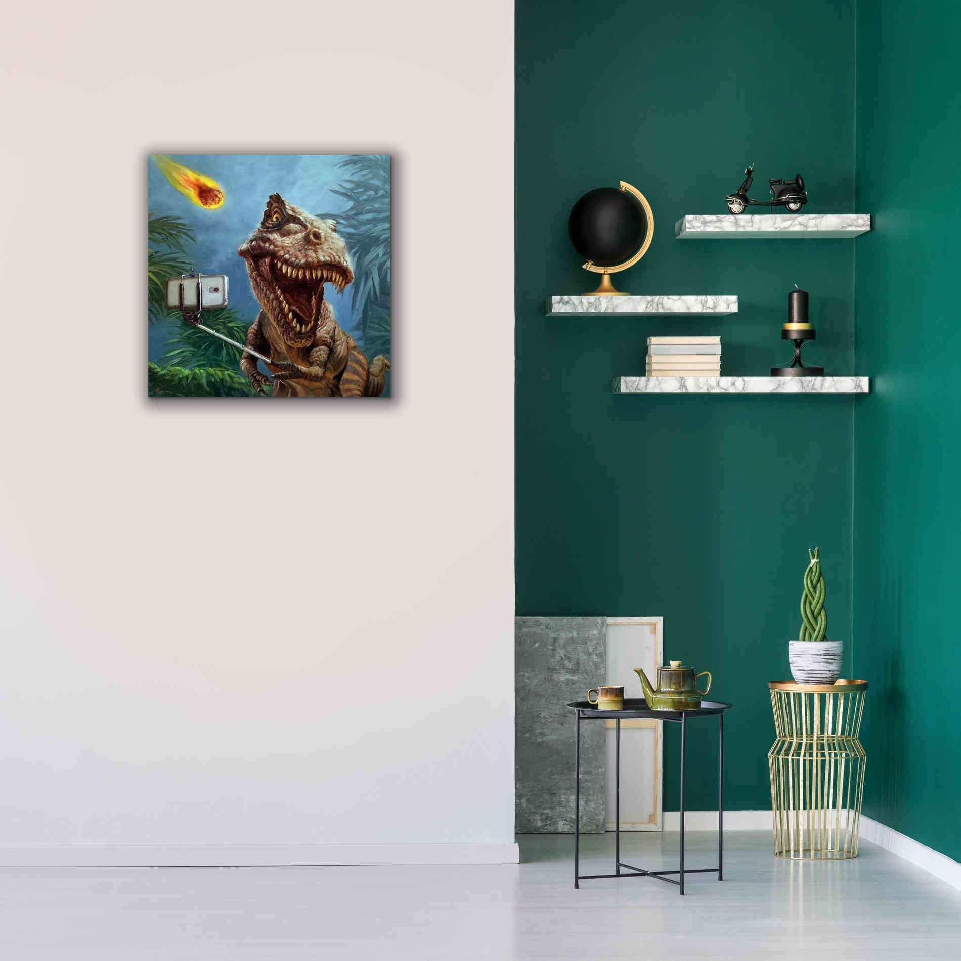'Last Selfie' by Lucia Heffernan, Canvas Wall Art,26x26