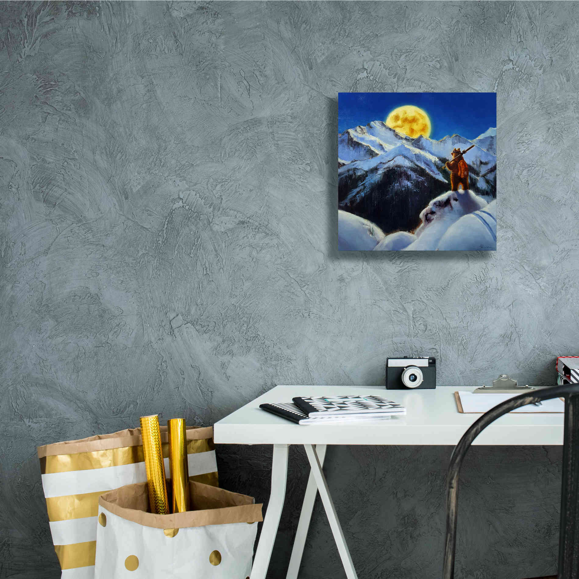 'Night Patrol 2' by Lucia Heffernan, Canvas Wall Art,12x12