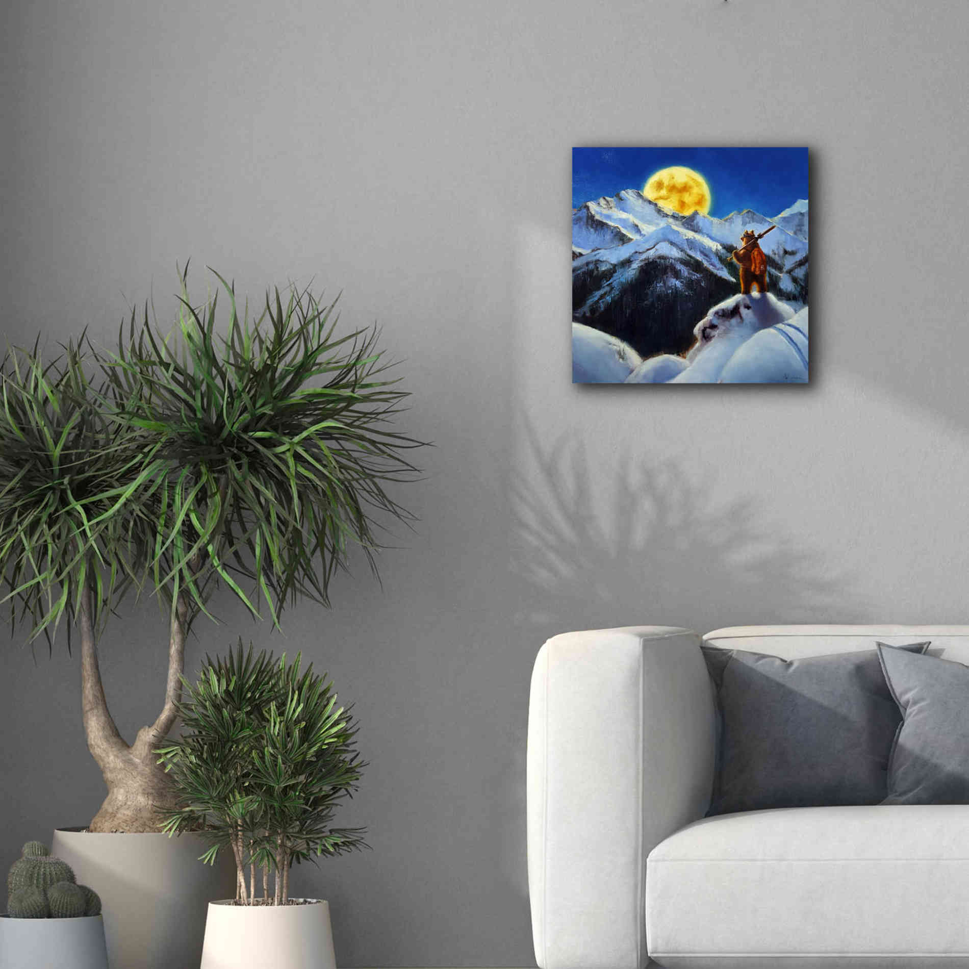'Night Patrol 2' by Lucia Heffernan, Canvas Wall Art,18x18