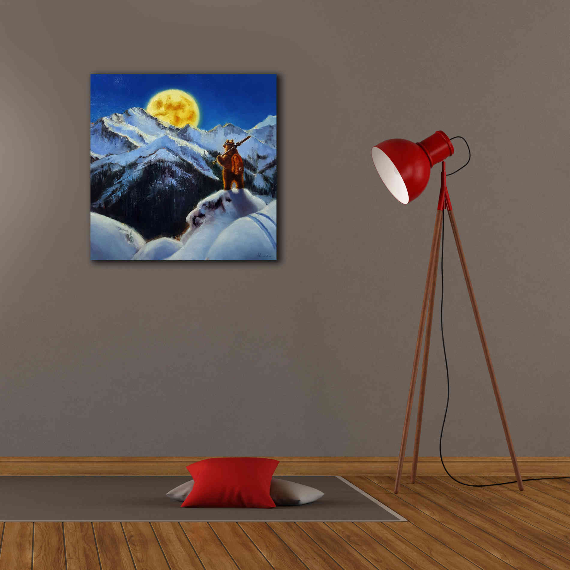 'Night Patrol 2' by Lucia Heffernan, Canvas Wall Art,26x26
