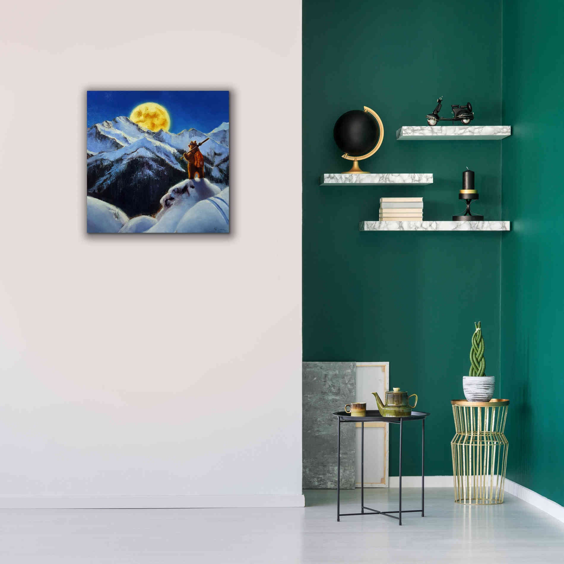 'Night Patrol 2' by Lucia Heffernan, Canvas Wall Art,26x26
