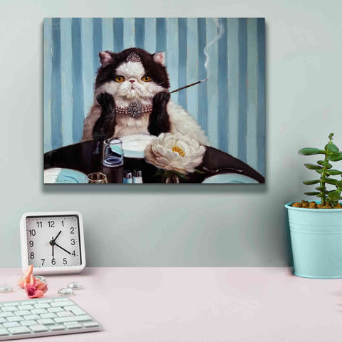 Image of 'Breakfast at Tiffanyâ€™s' by Lucia Heffernan, Canvas Wall Art,16x12
