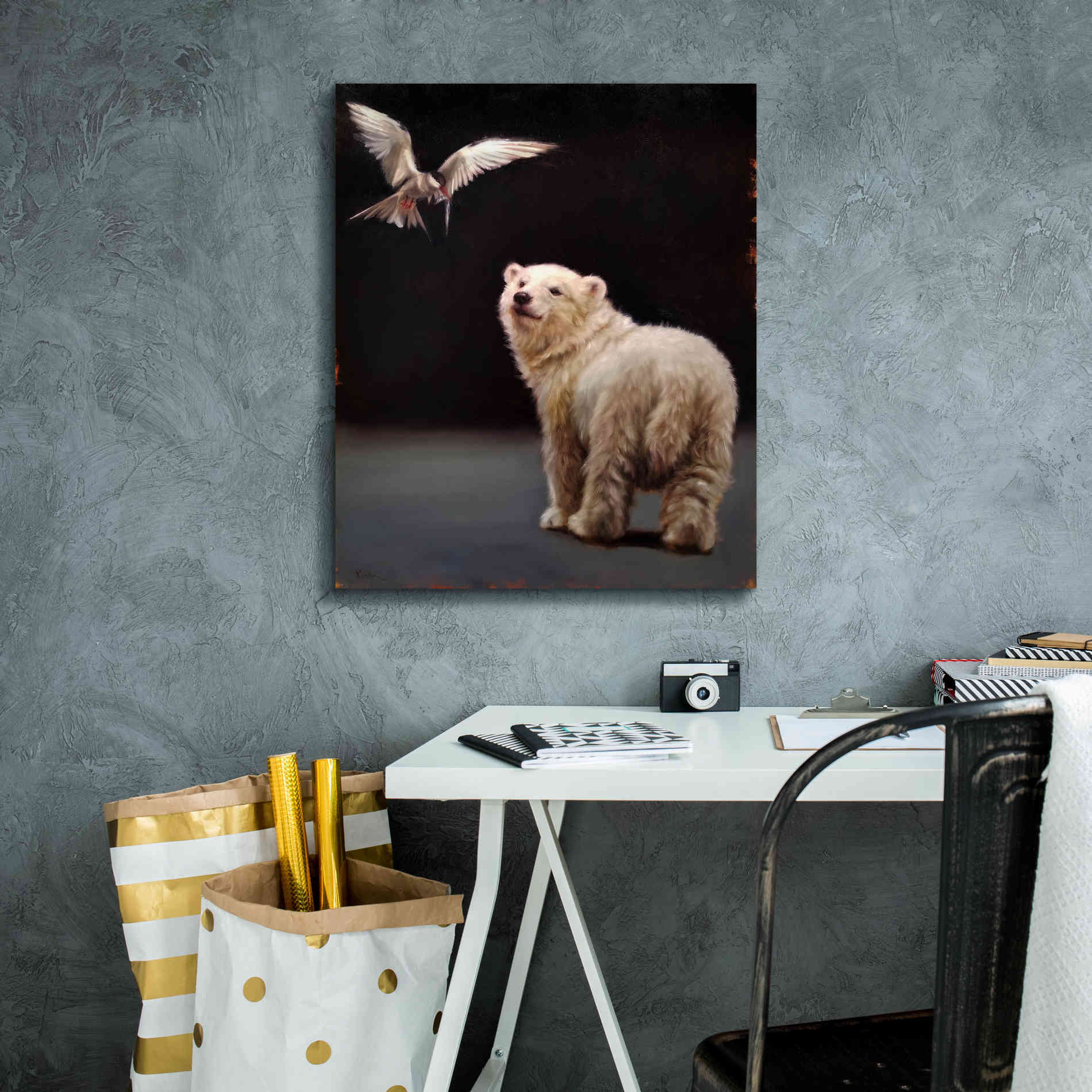 'Making Friends' by Lucia Heffernan, Canvas Wall Art,20x24
