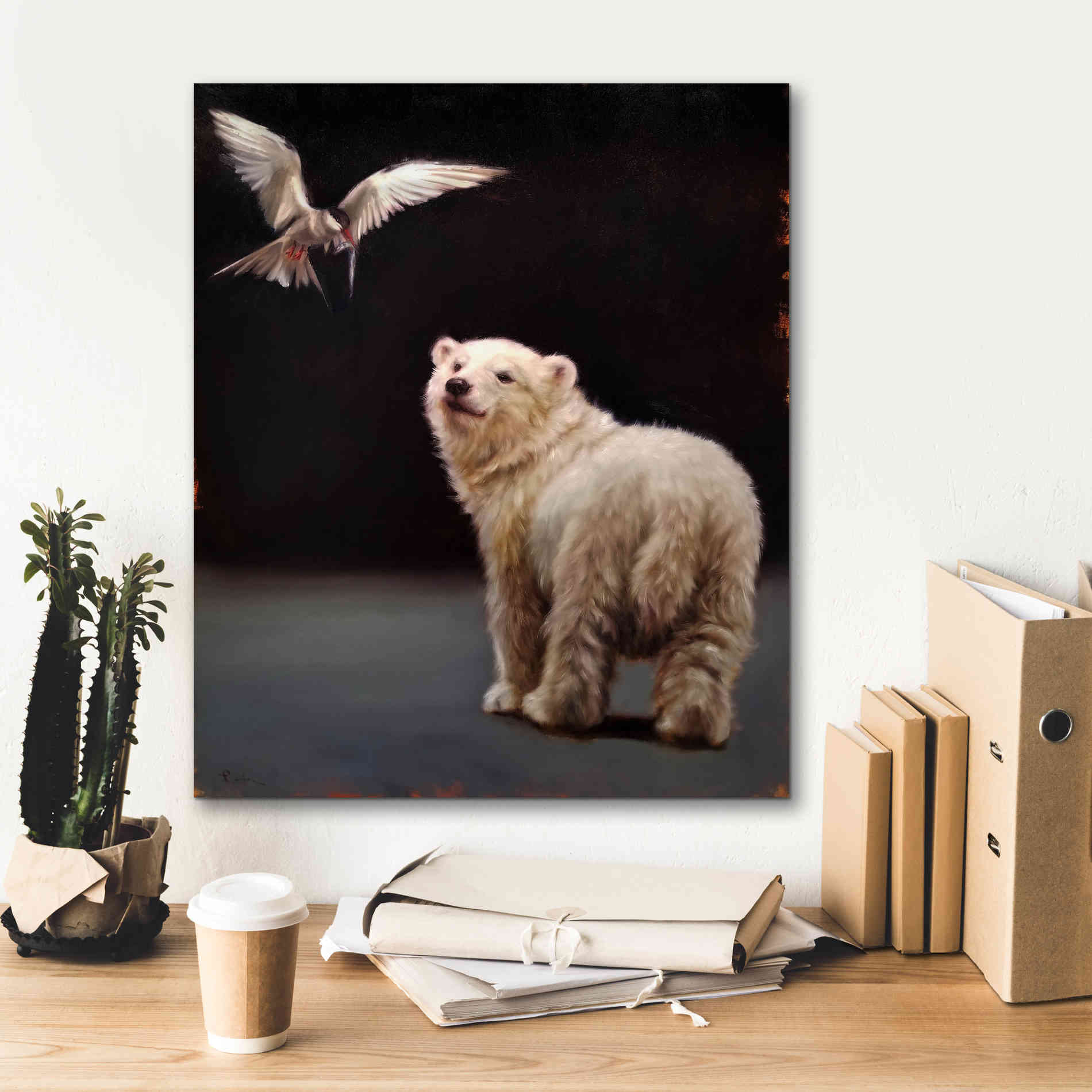 'Making Friends' by Lucia Heffernan, Canvas Wall Art,20x24