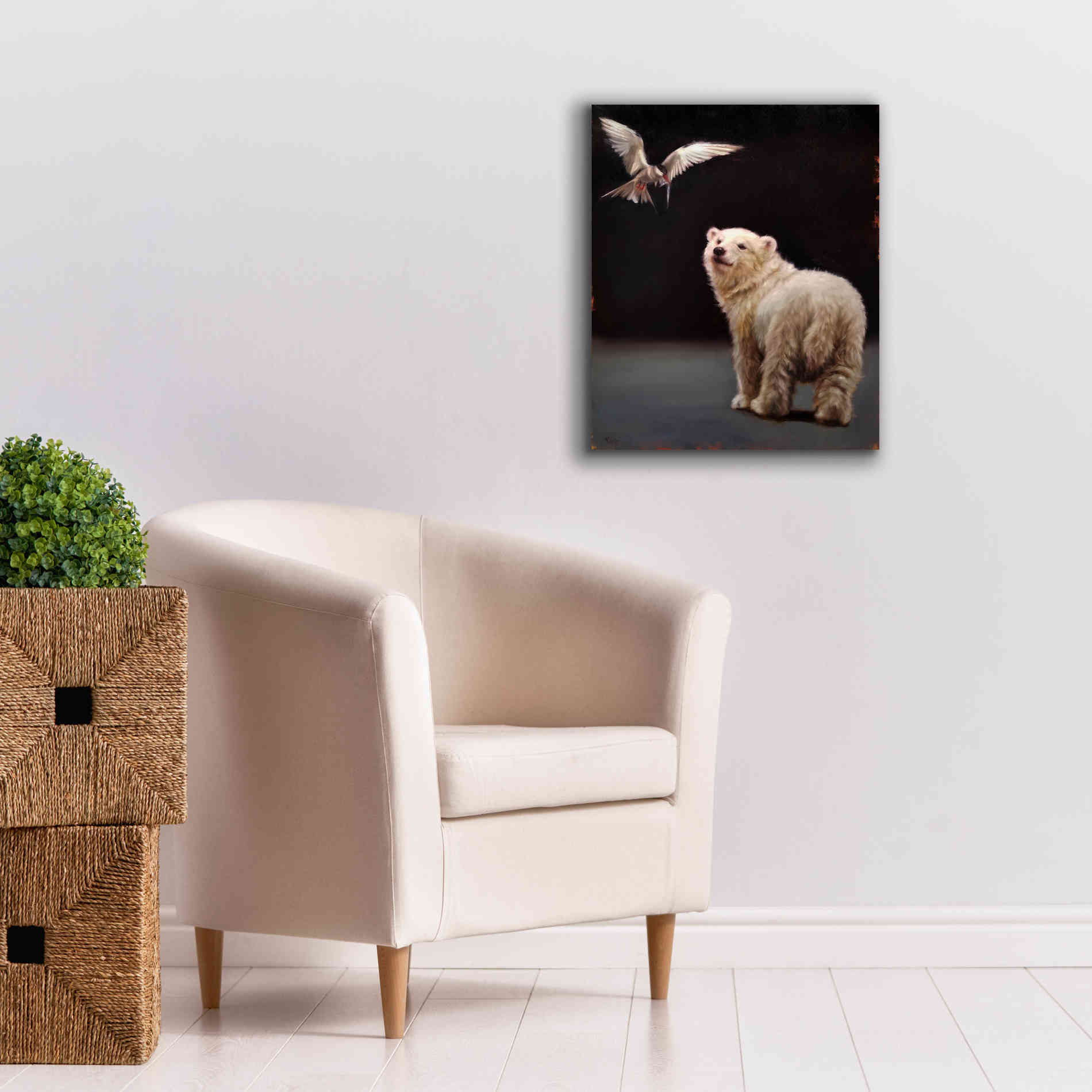 'Making Friends' by Lucia Heffernan, Canvas Wall Art,20x24