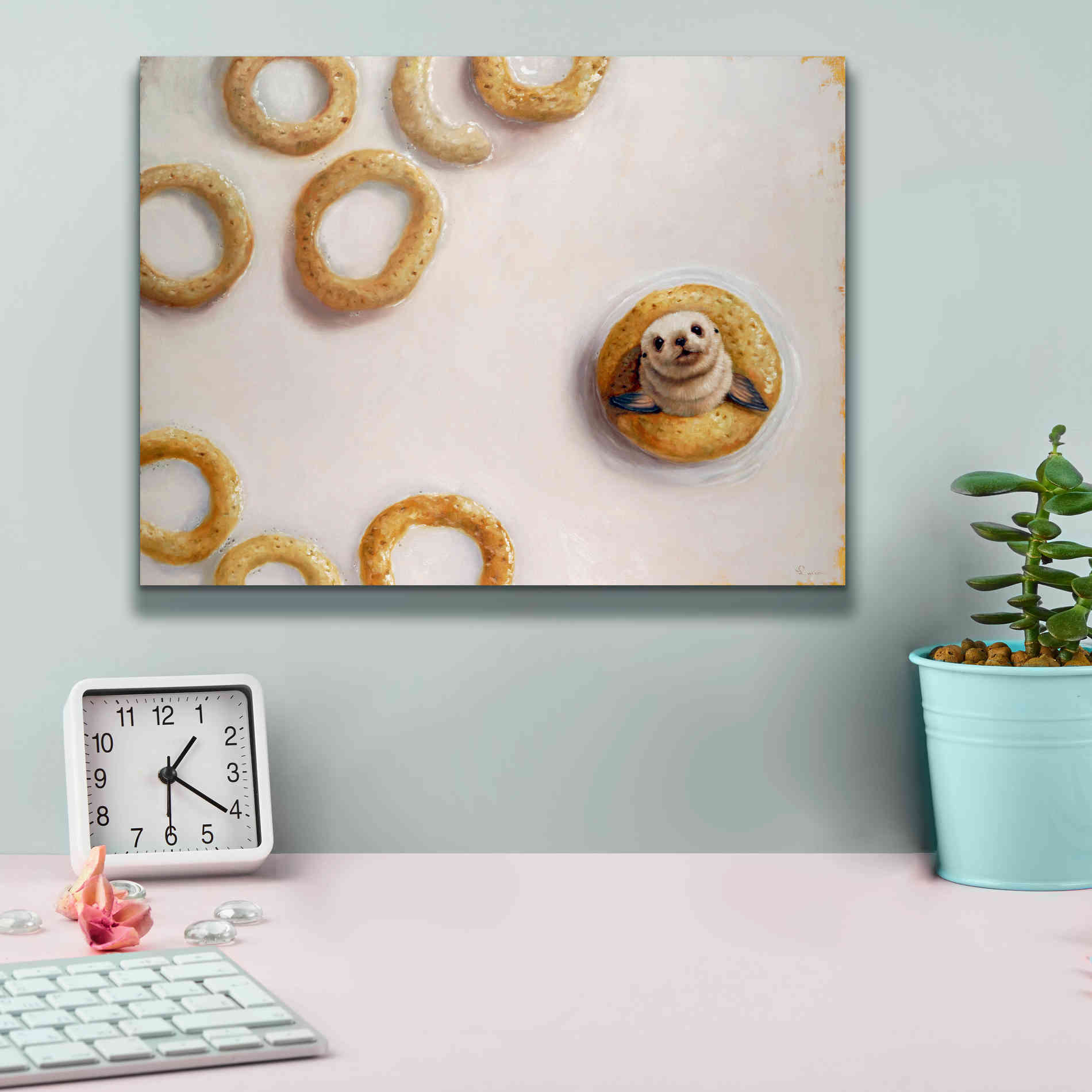 'Sealrio' by Lucia Heffernan, Canvas Wall Art,16x12