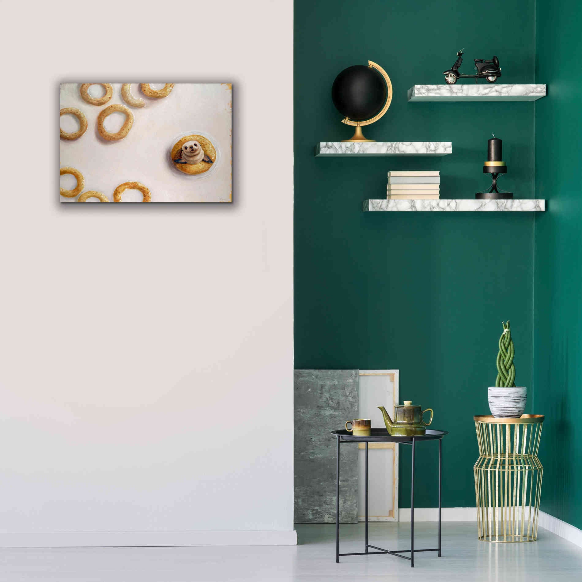 'Sealrio' by Lucia Heffernan, Canvas Wall Art,26x18
