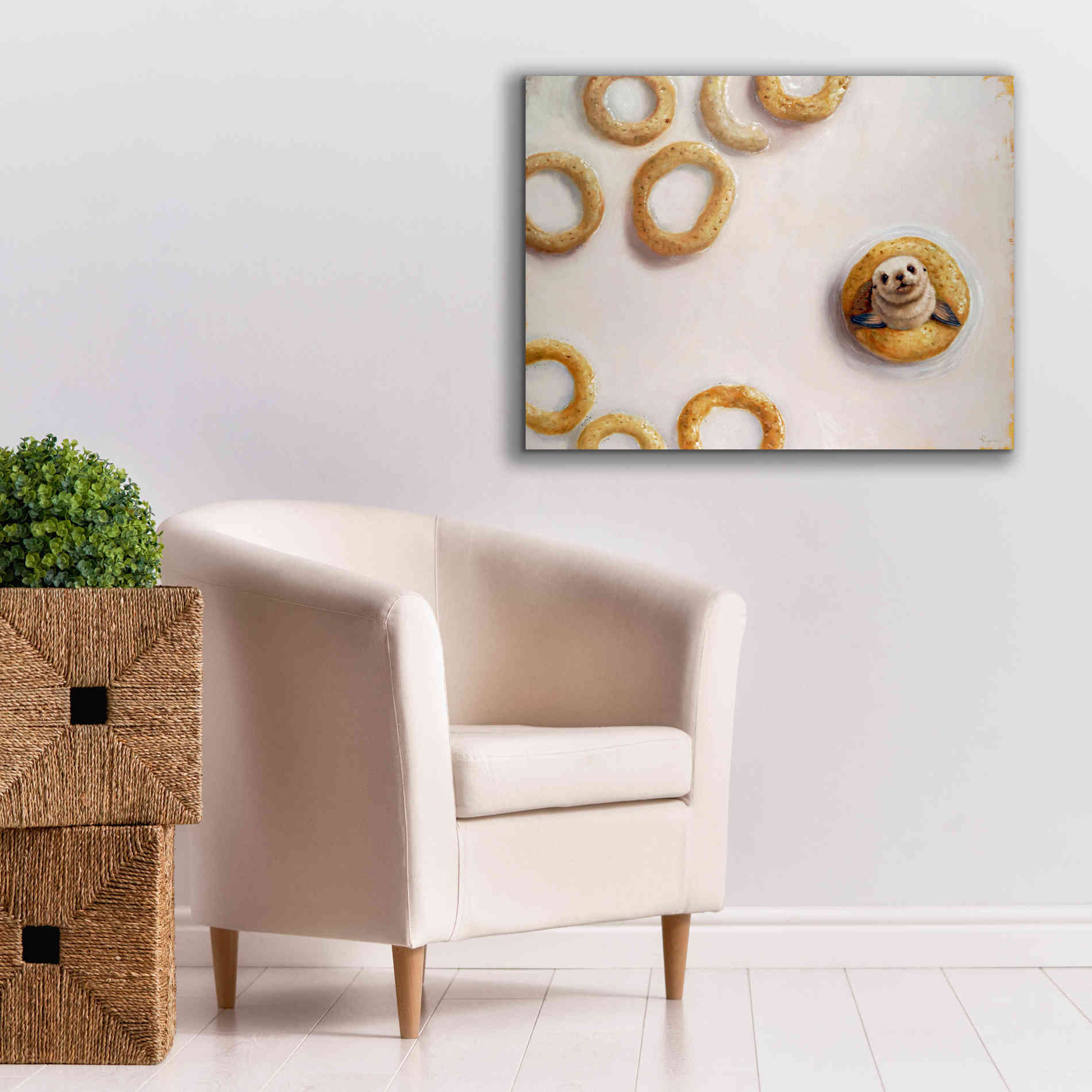 'Sealrio' by Lucia Heffernan, Canvas Wall Art,34x26