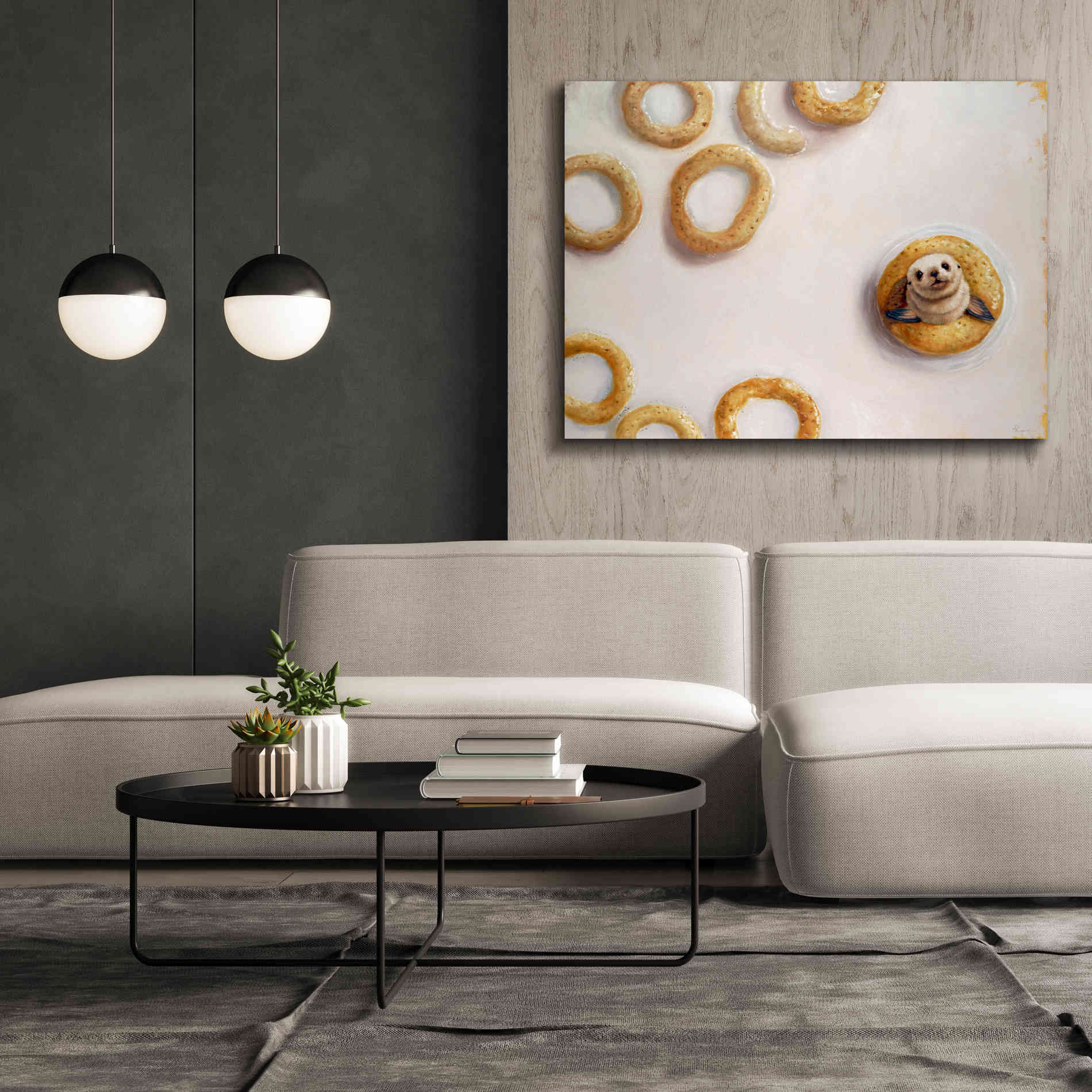 'Sealrio' by Lucia Heffernan, Canvas Wall Art,54x40