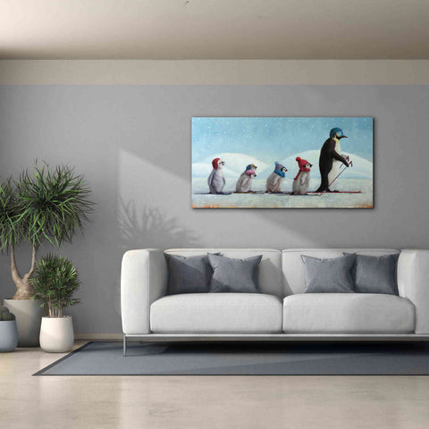 Image of 'Ski School' by Lucia Heffernan, Canvas Wall Art,60x30