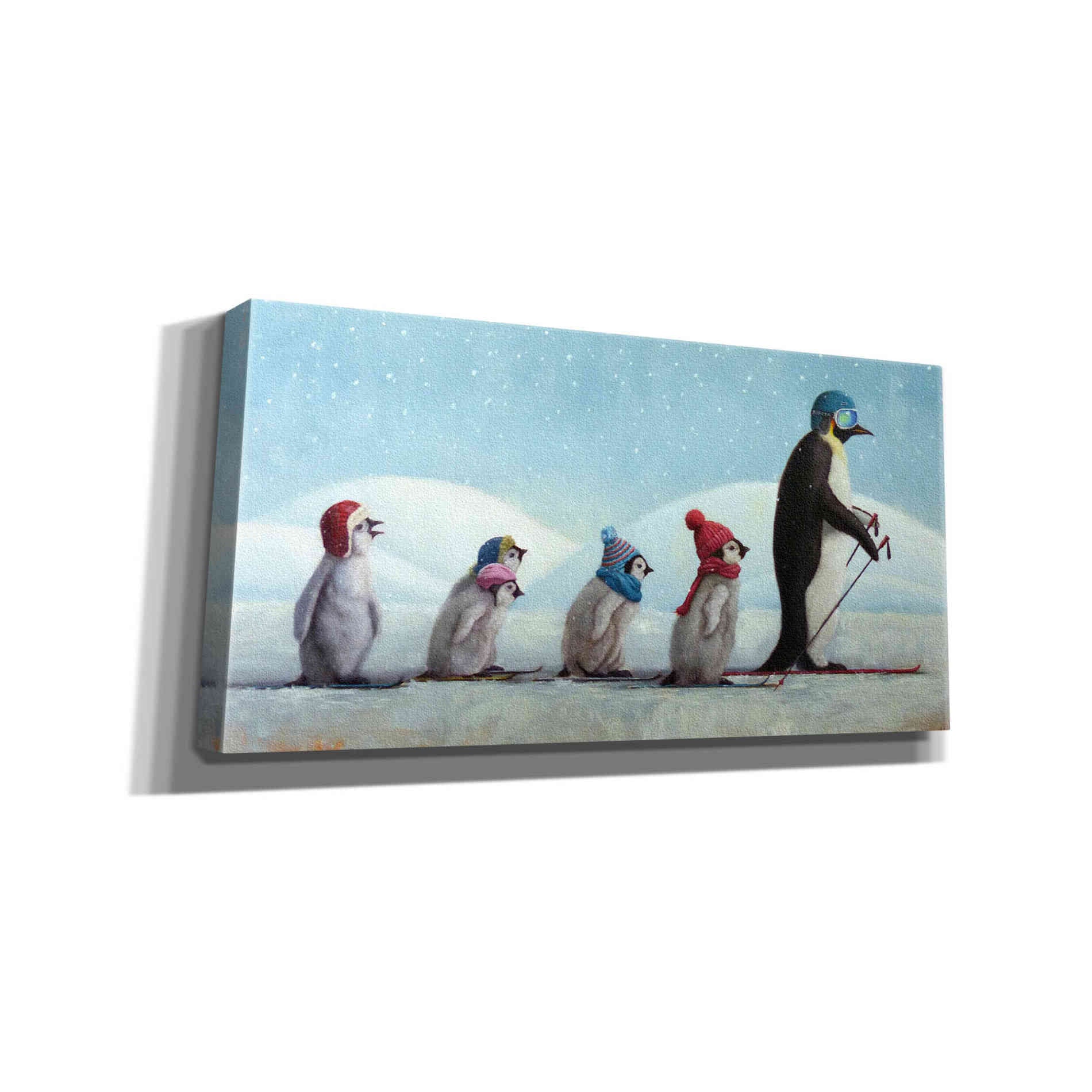 'Ski School' by Lucia Heffernan, Canvas Wall Art