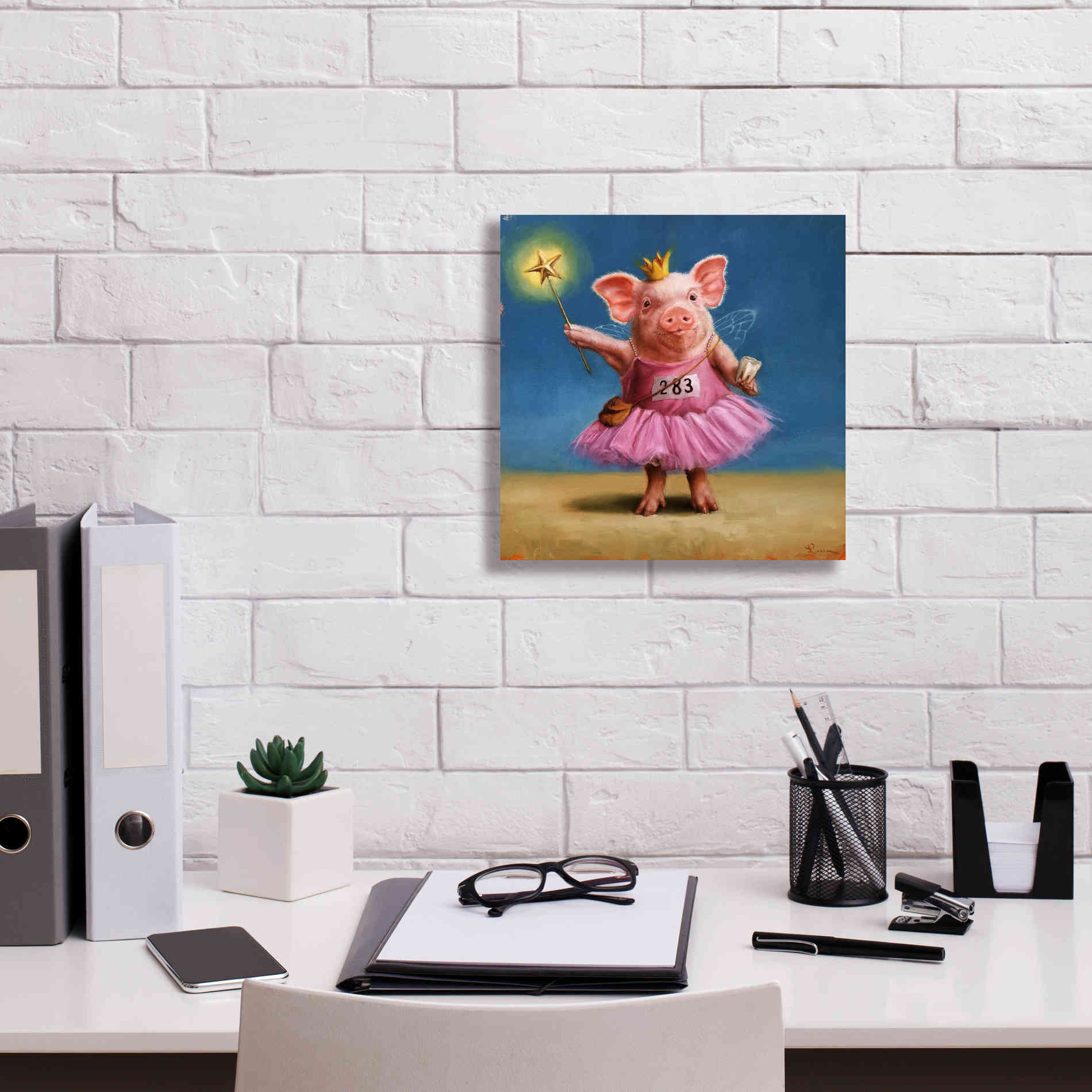 'Tooth Fairy' by Lucia Heffernan, Canvas Wall Art,12x12
