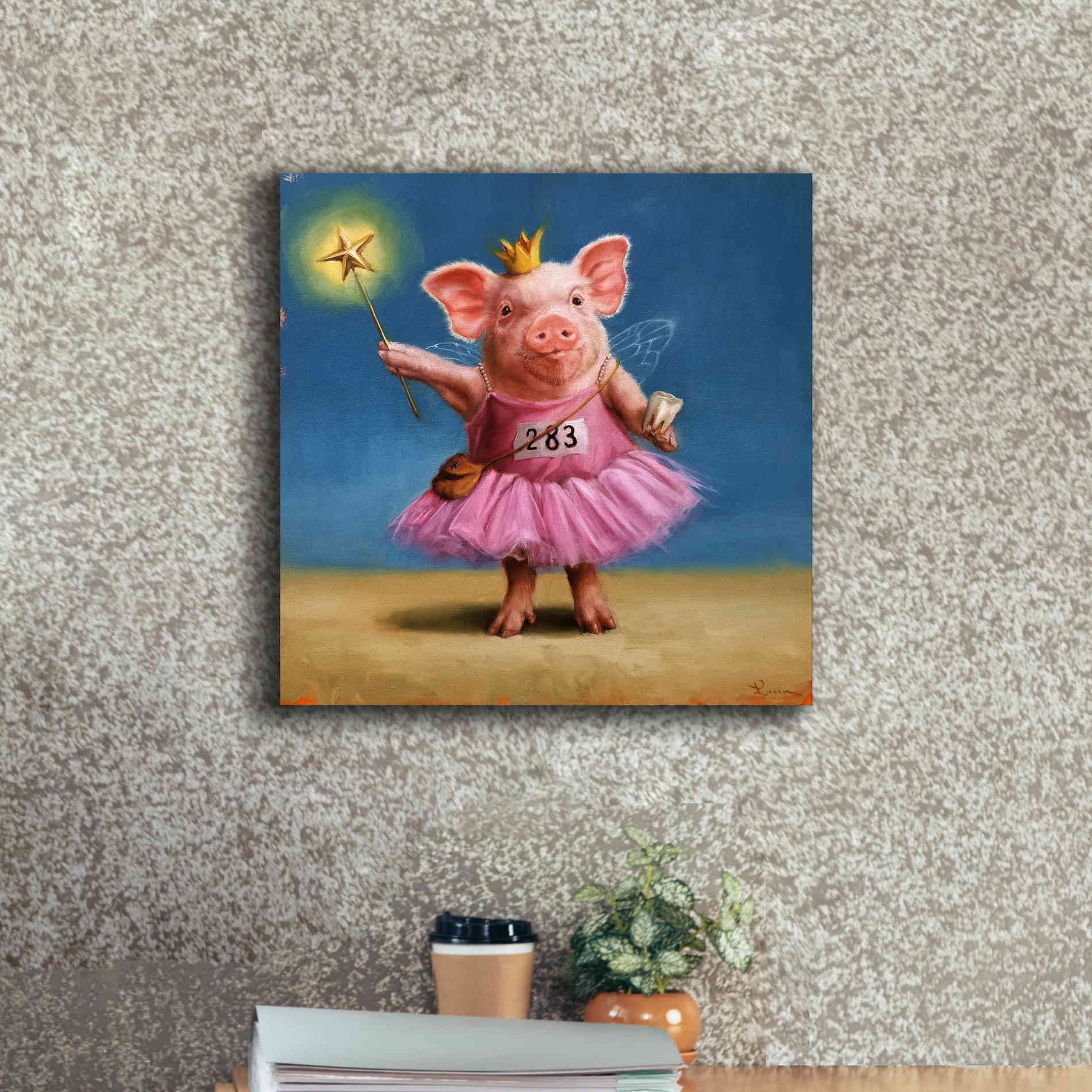 'Tooth Fairy' by Lucia Heffernan, Canvas Wall Art,18x18