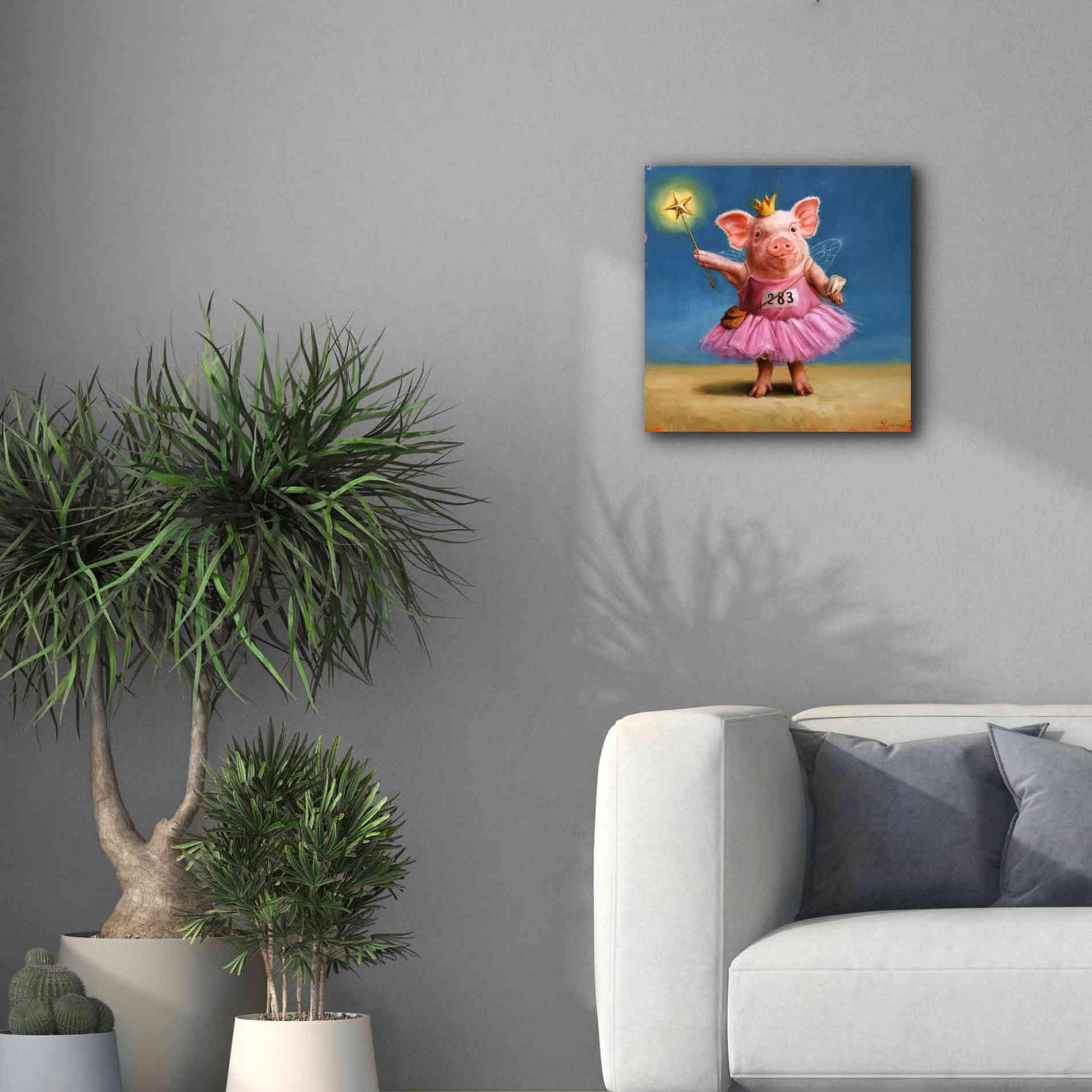 'Tooth Fairy' by Lucia Heffernan, Canvas Wall Art,18x18