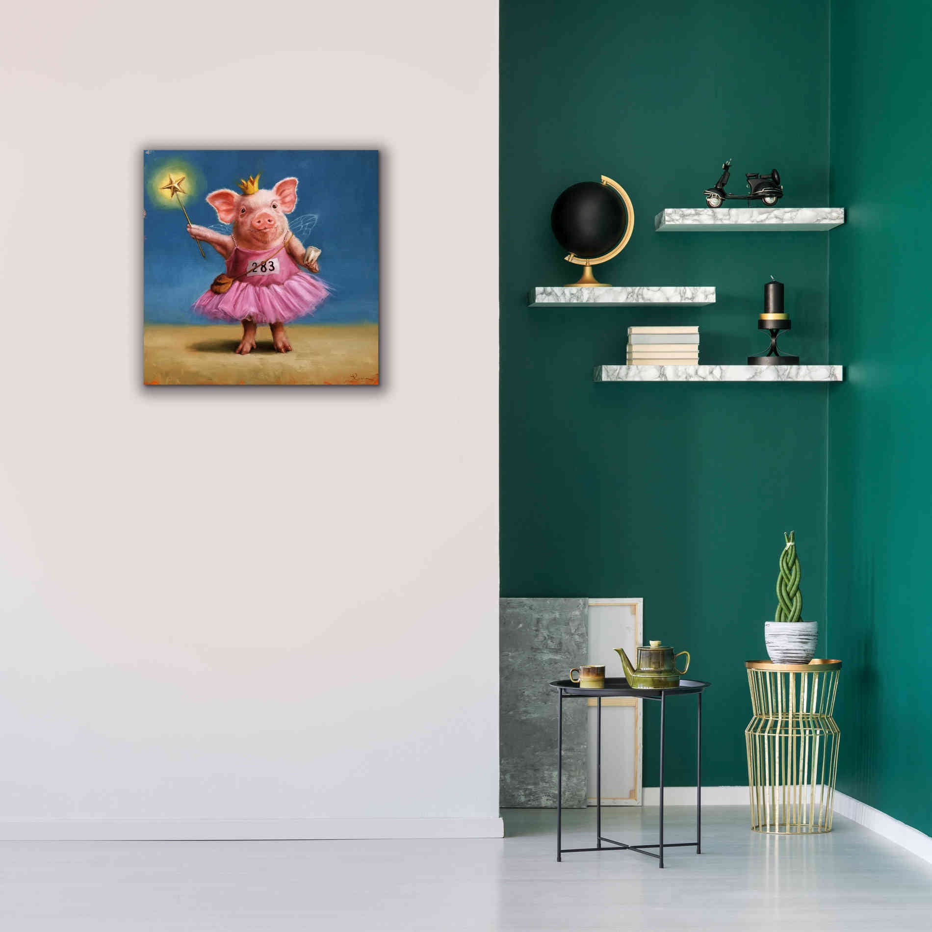 'Tooth Fairy' by Lucia Heffernan, Canvas Wall Art,26x26