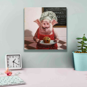 'Pinkies Bakery' by Lucia Heffernan, Canvas Wall Art,12x12