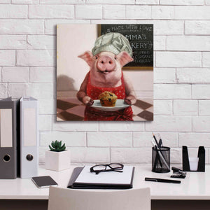 'Pinkies Bakery' by Lucia Heffernan, Canvas Wall Art,18x18