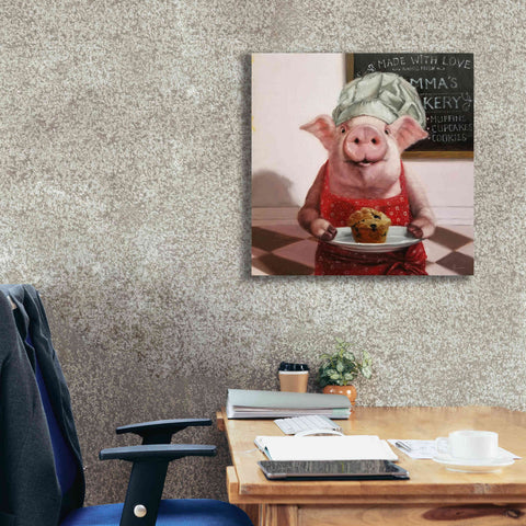 Image of 'Pinkies Bakery' by Lucia Heffernan, Canvas Wall Art,26x26