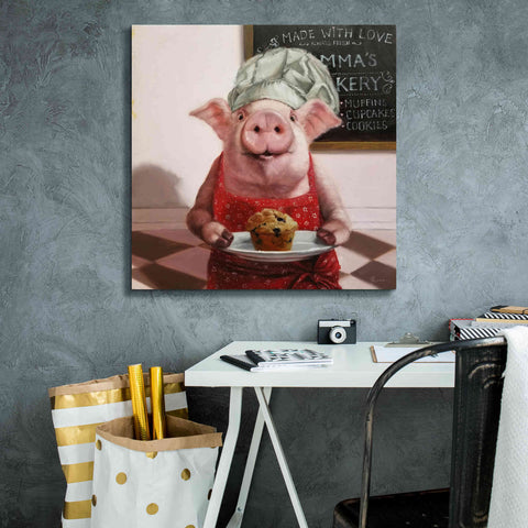 Image of 'Pinkies Bakery' by Lucia Heffernan, Canvas Wall Art,26x26