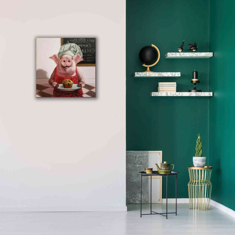 Image of 'Pinkies Bakery' by Lucia Heffernan, Canvas Wall Art,26x26