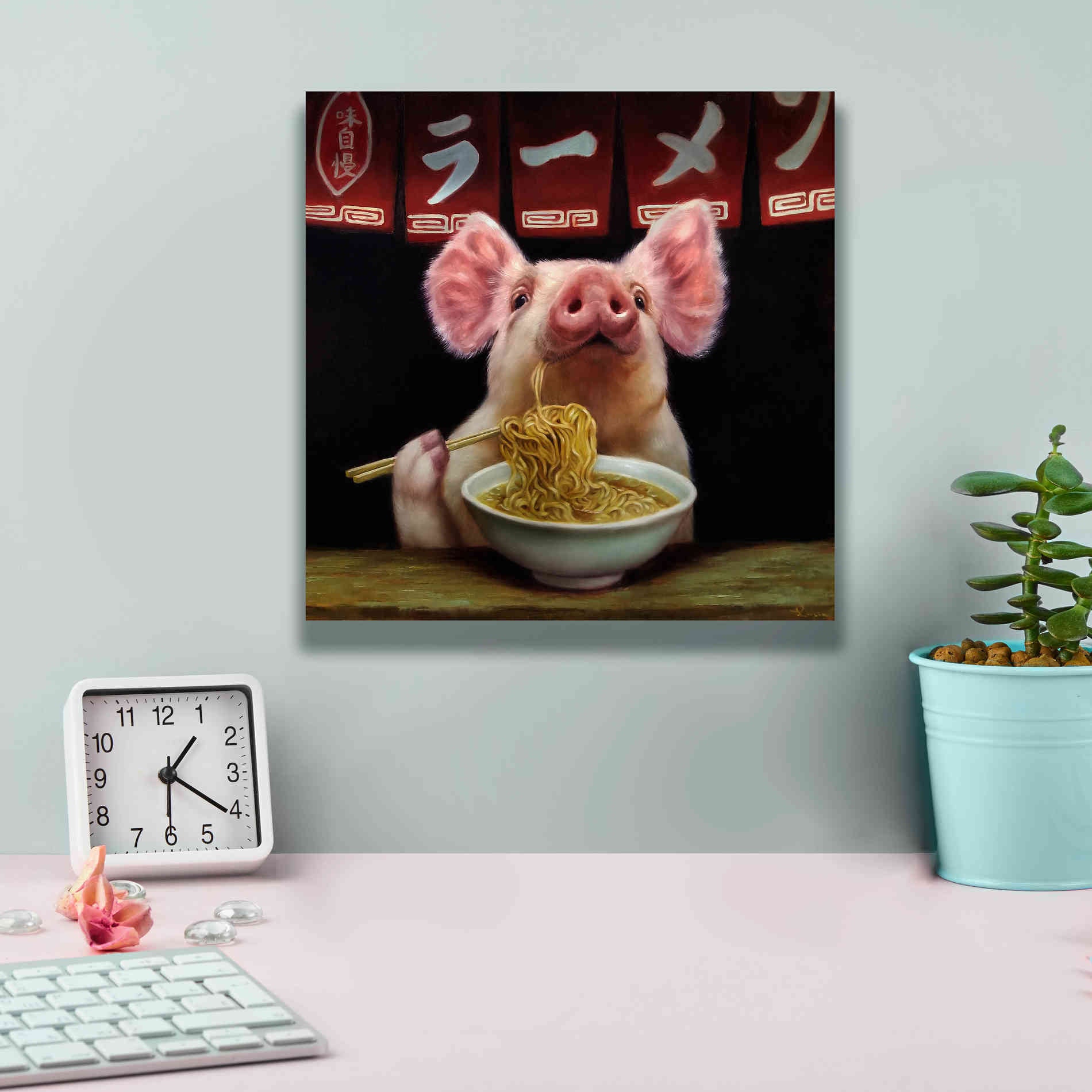 'Oodles of Noodles' by Lucia Heffernan, Canvas Wall Art,12x12