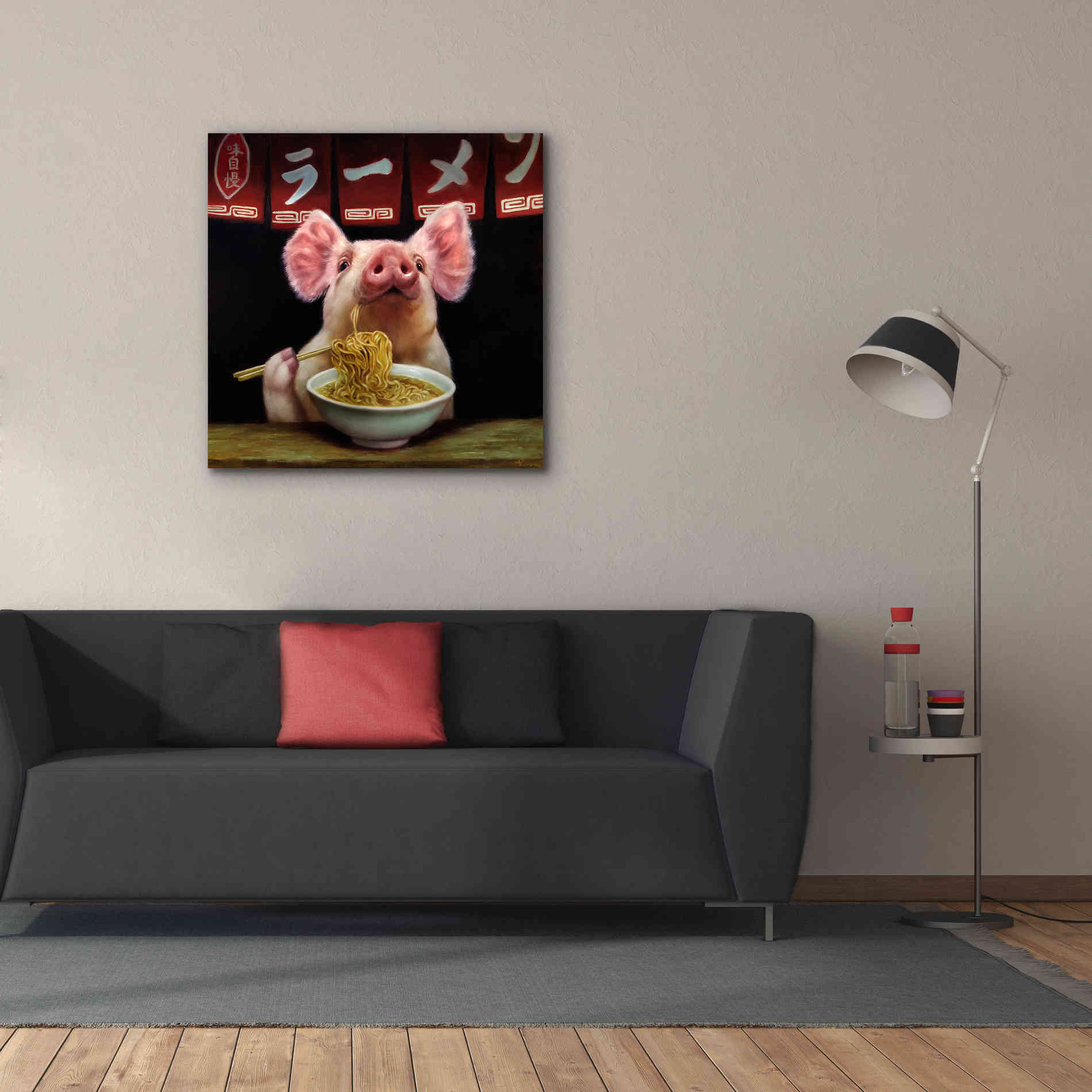 'Oodles of Noodles' by Lucia Heffernan, Canvas Wall Art,37x37