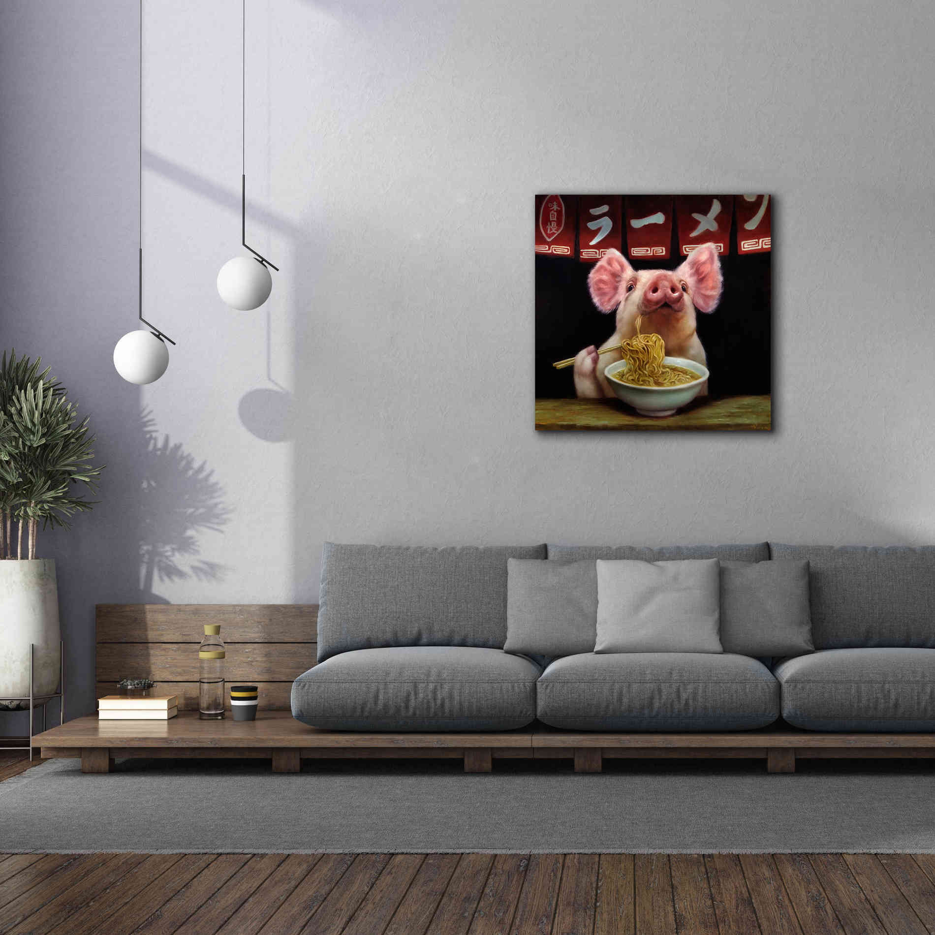 'Oodles of Noodles' by Lucia Heffernan, Canvas Wall Art,37x37