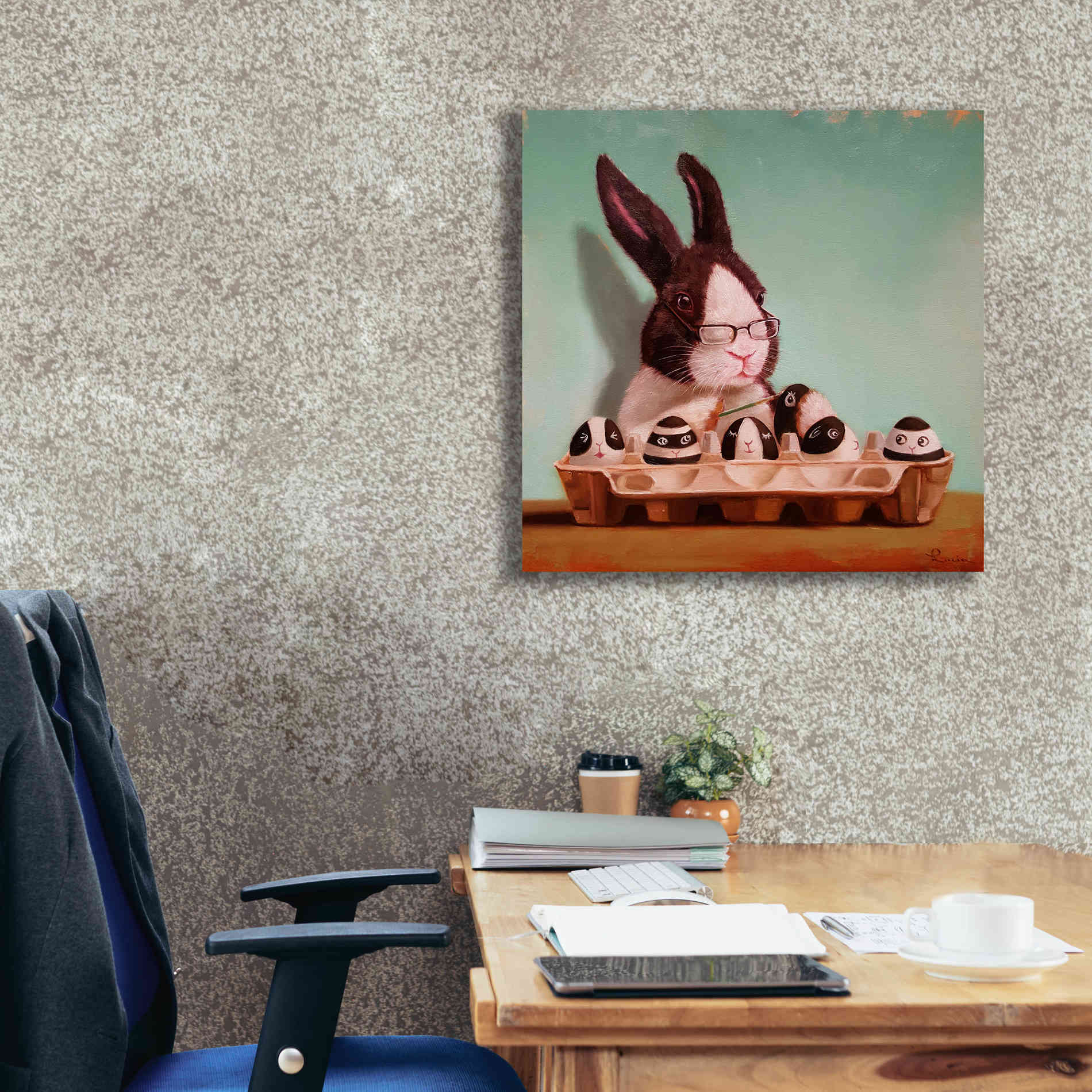 'Going Dutch' by Lucia Heffernan, Canvas Wall Art,26x26