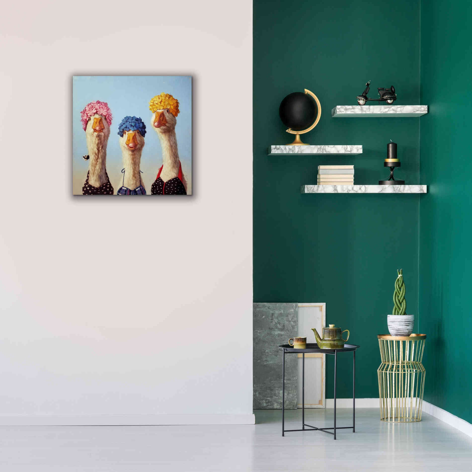 'Golden Age' by Lucia Heffernan, Canvas Wall Art,26x26