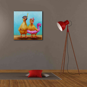 'Pool Party' by Lucia Heffernan, Canvas Wall Art,26x26