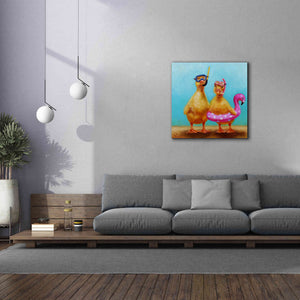 'Pool Party' by Lucia Heffernan, Canvas Wall Art,37x37