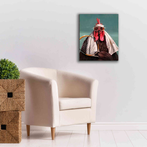 Image of 'The Tennis Pro' by Lucia Heffernan, Canvas Wall Art,20x24