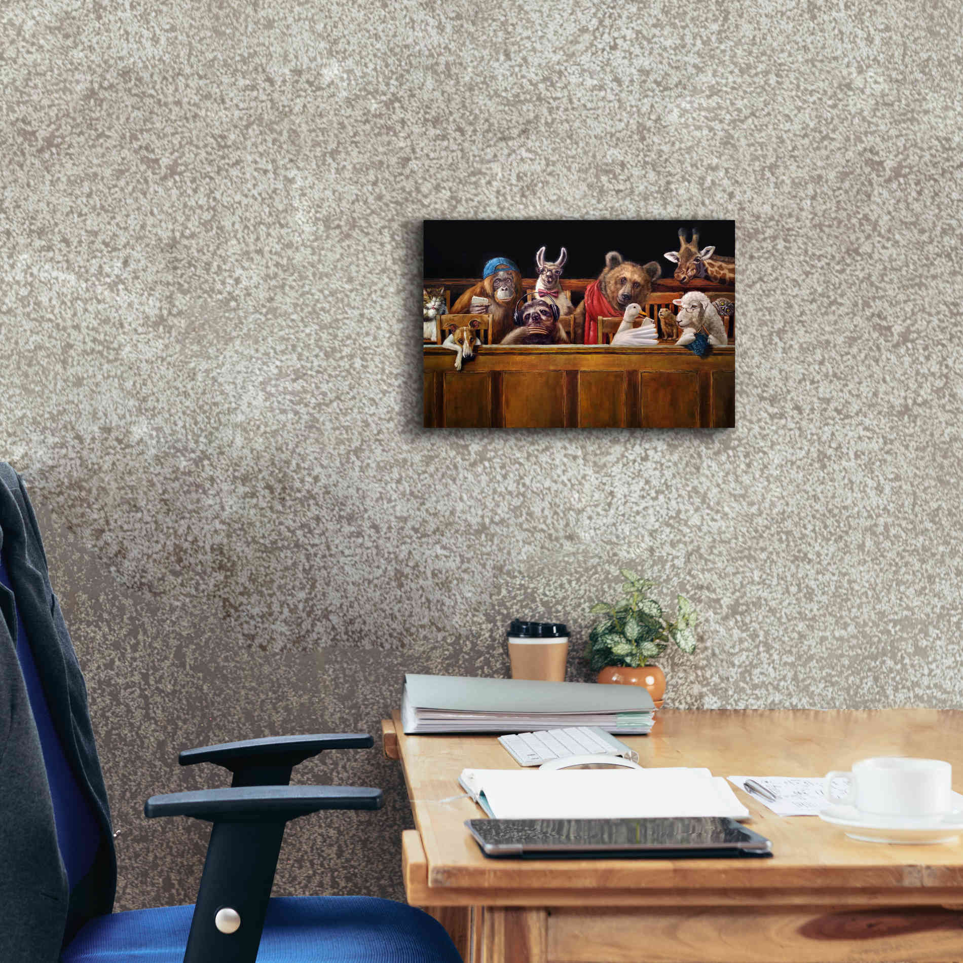 'We The Jury' by Lucia Heffernan, Canvas Wall Art,18x12