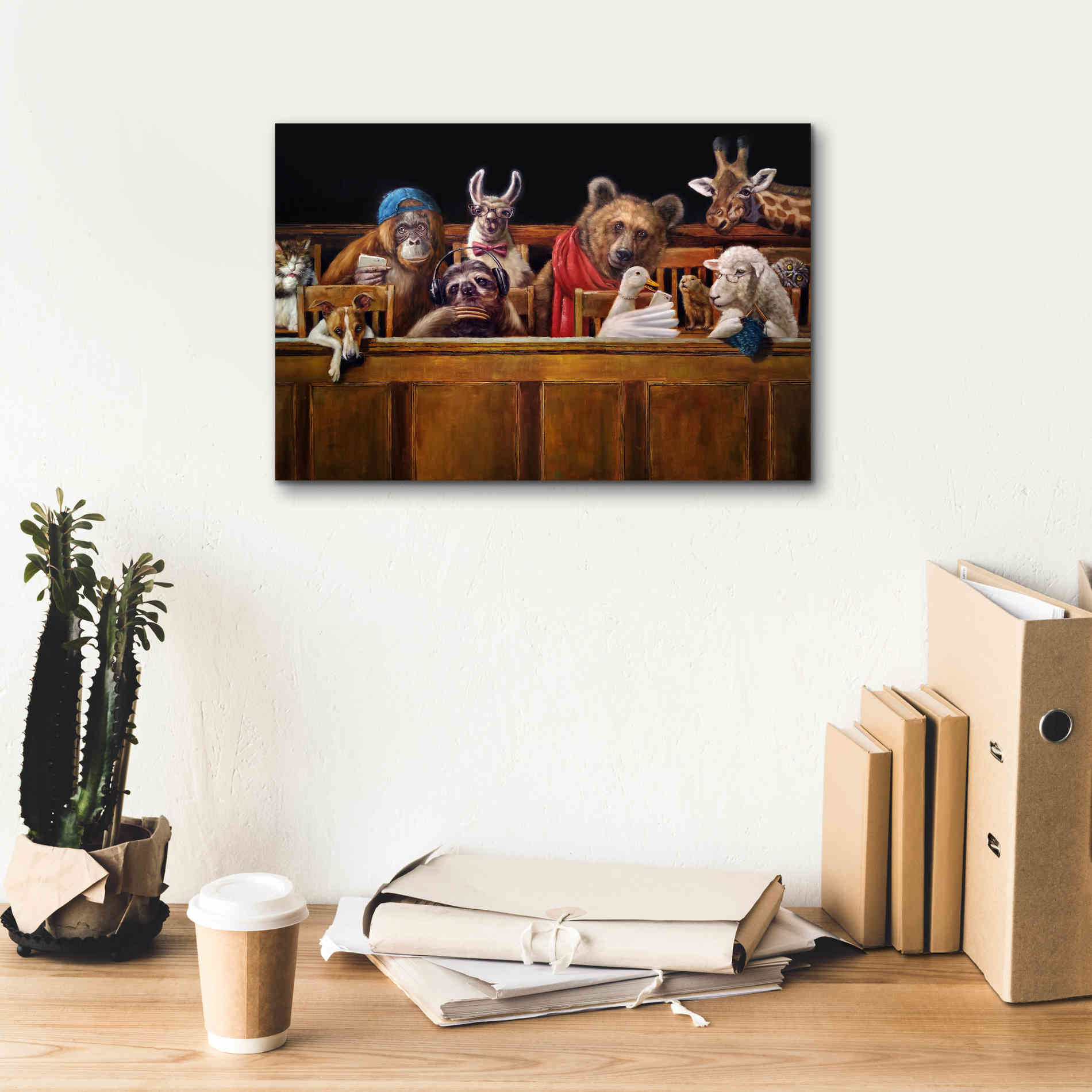 'We The Jury' by Lucia Heffernan, Canvas Wall Art,18x12