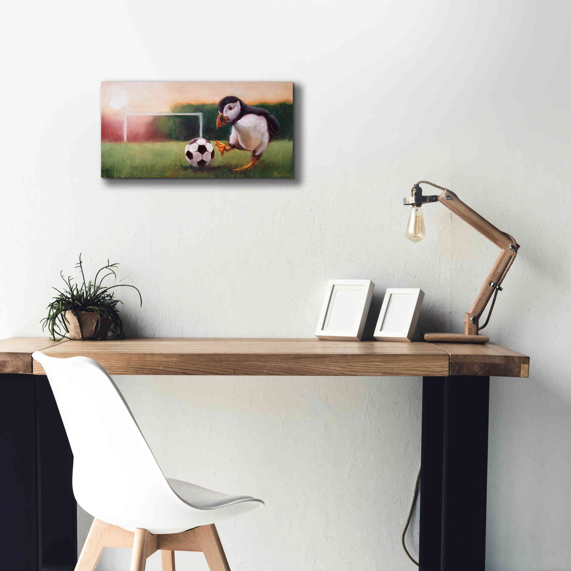 'Sidekick' by Lucia Heffernan, Canvas Wall Art,24x12
