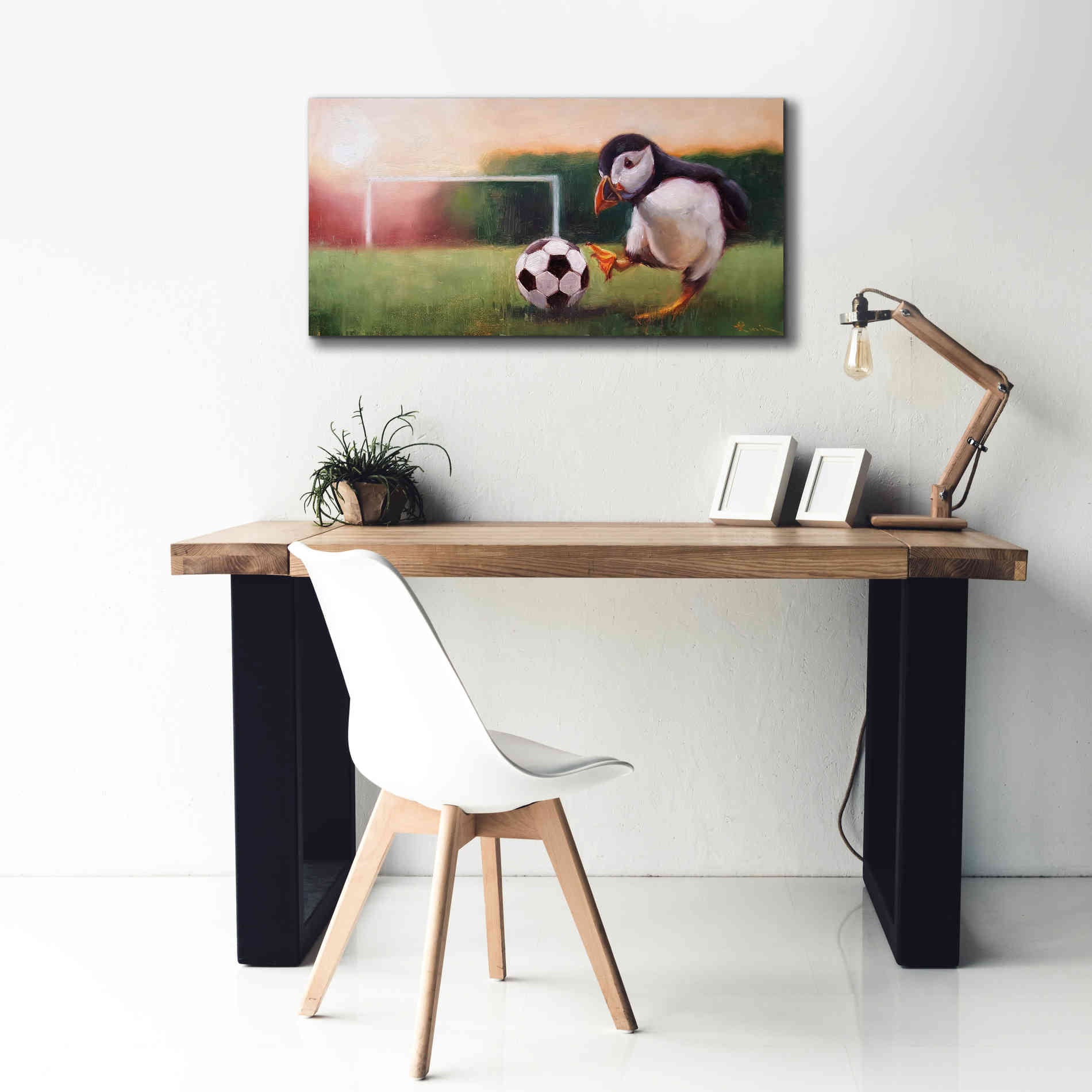 'Sidekick' by Lucia Heffernan, Canvas Wall Art,40x20
